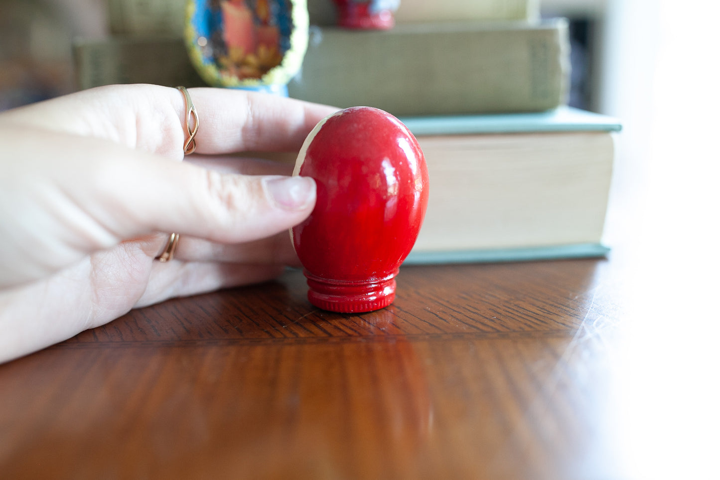Vintage Egg Diorama -Christmas Diorama