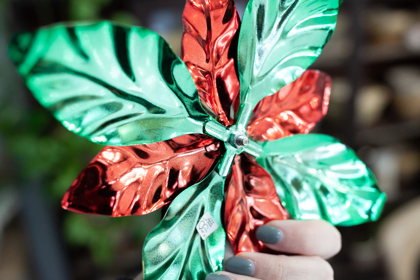 Poinsettia Candle Holder