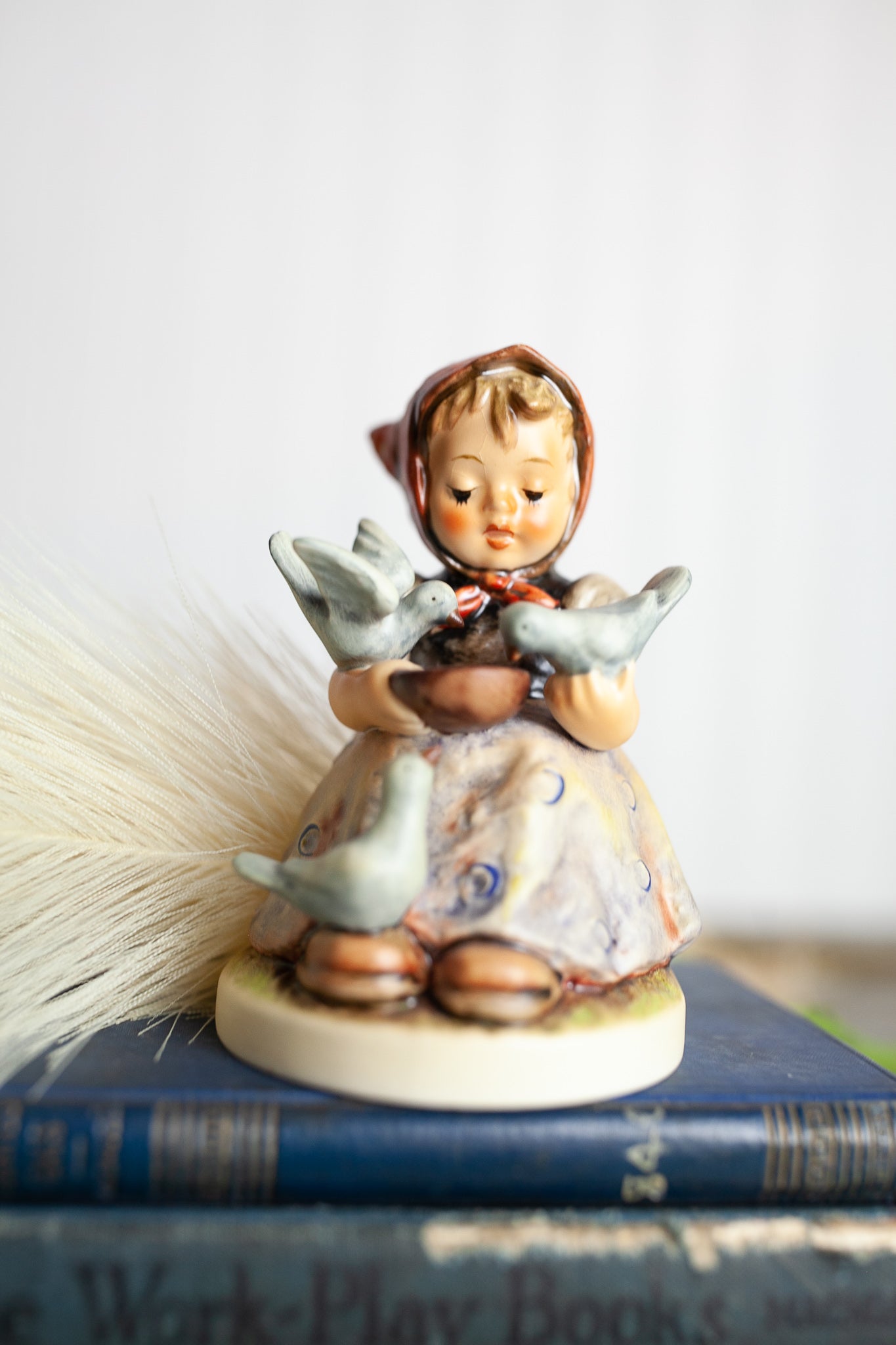 Hummel Goebel figurine, Cinderella, #342 Figurine, collectible Figurine, Bird lover