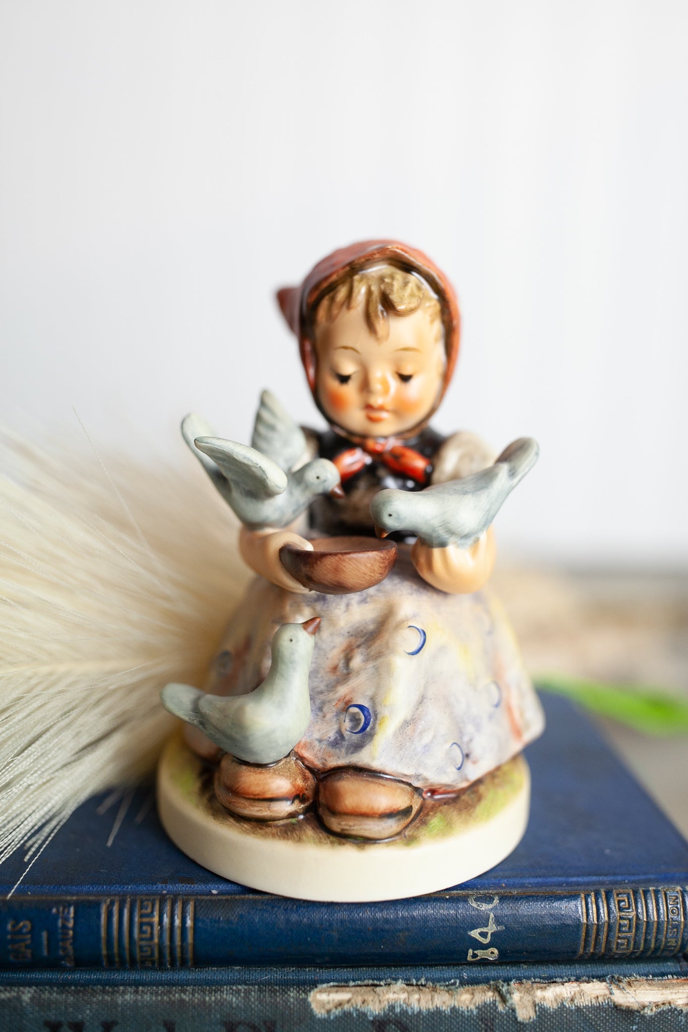 Hummel Goebel figurine, Cinderella, #342 Figurine, collectible Figurine, Bird lover