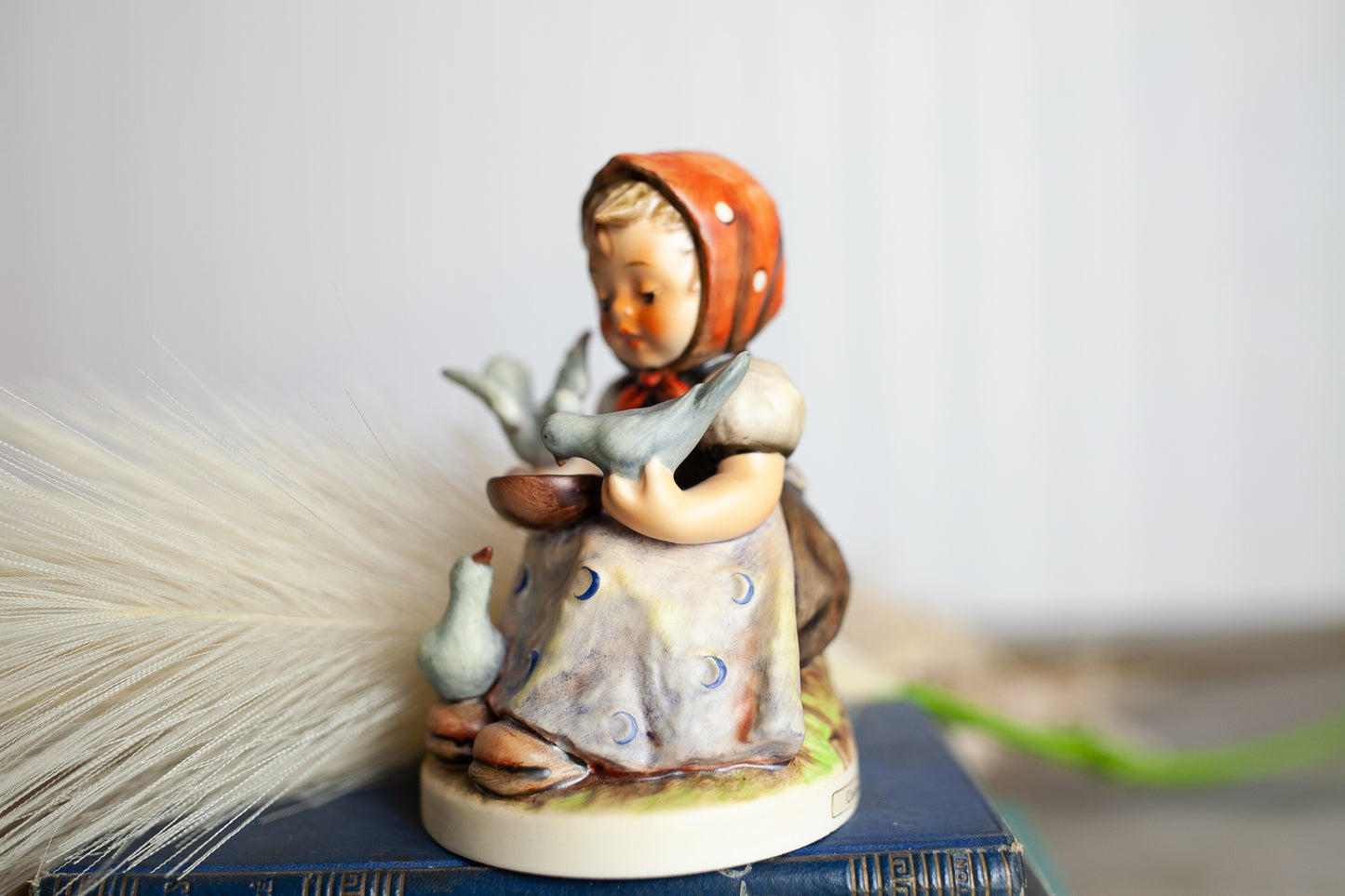 Hummel Goebel figurine, Cinderella, #342 Figurine, collectible Figurine, Bird lover