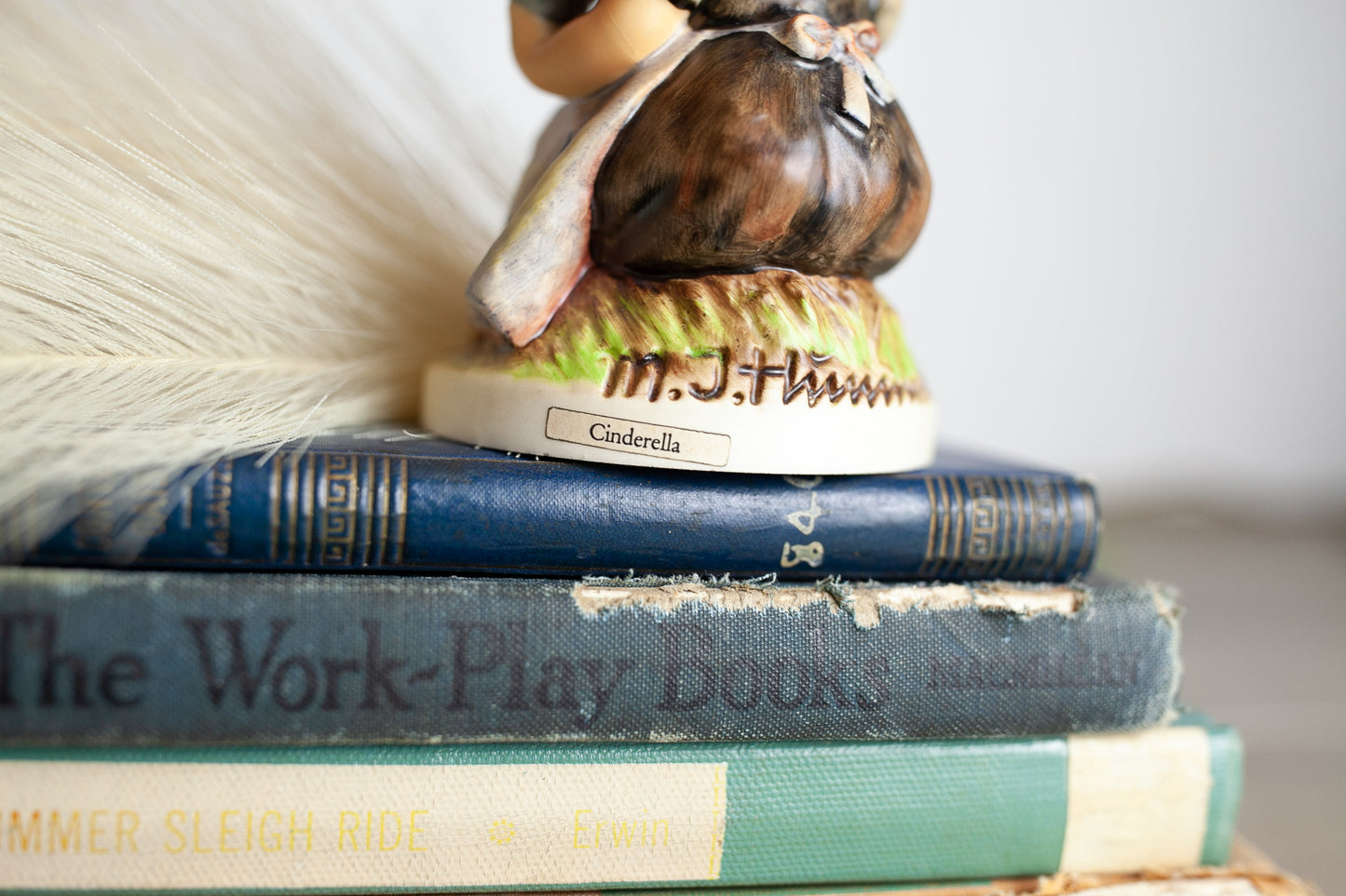 Hummel Goebel figurine, Cinderella, #342 Figurine, collectible Figurine, Bird lover