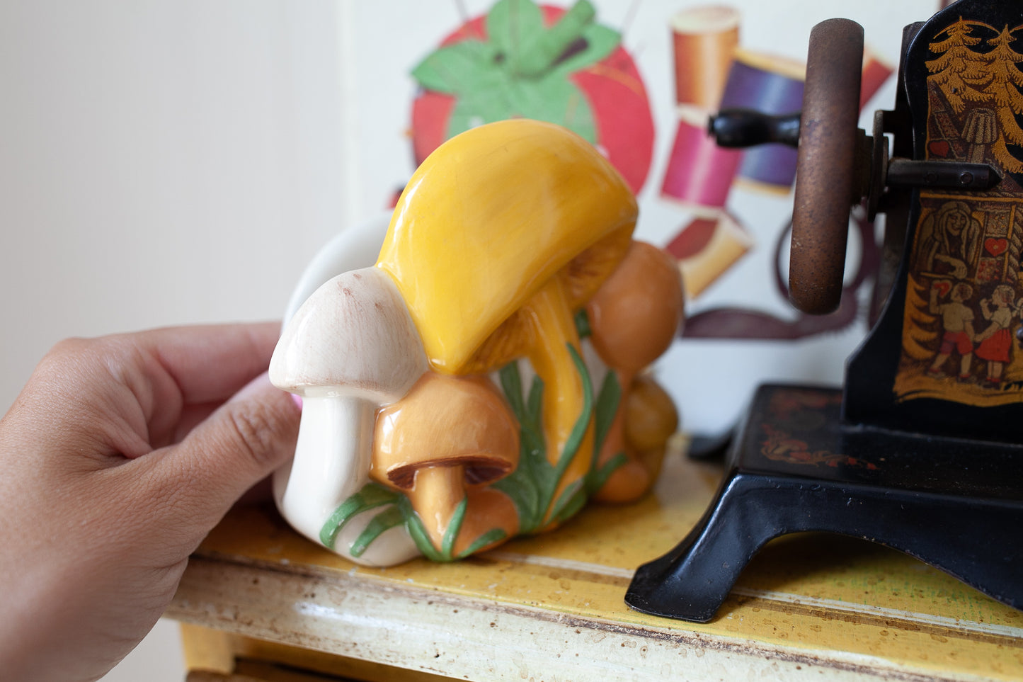 Vintage Mushroom Napkin Holder