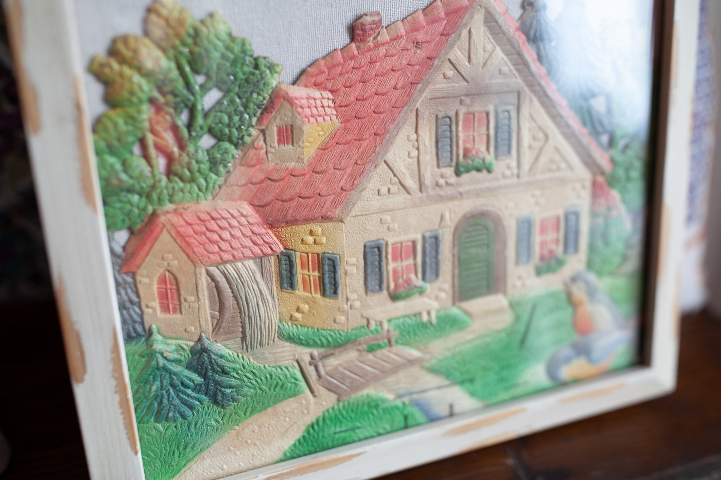 Vintage Artwork- Cottage Artwork- House Art -Birds