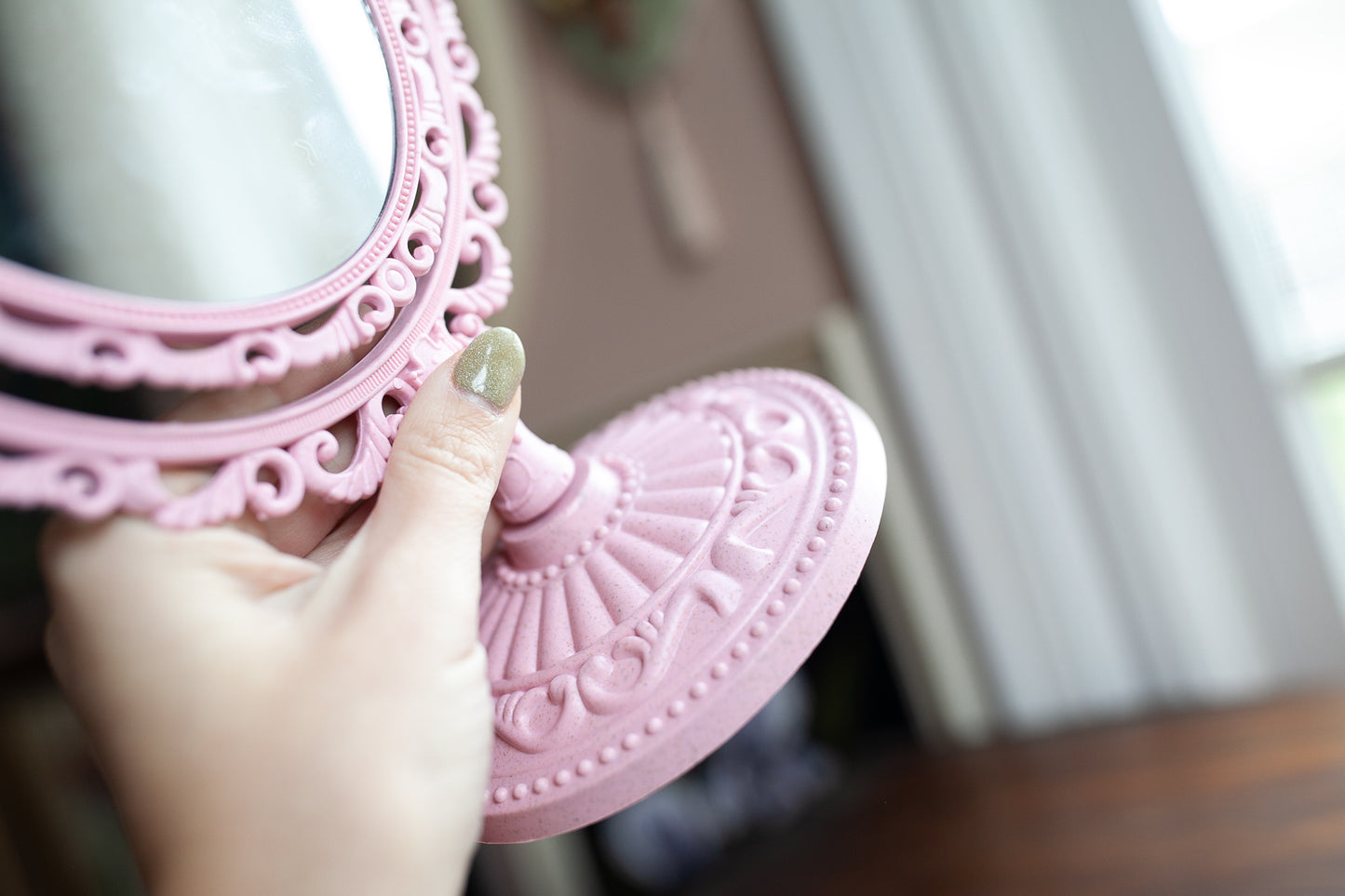 Pink Mirror - Plastic mirror -Vanity Mirror
