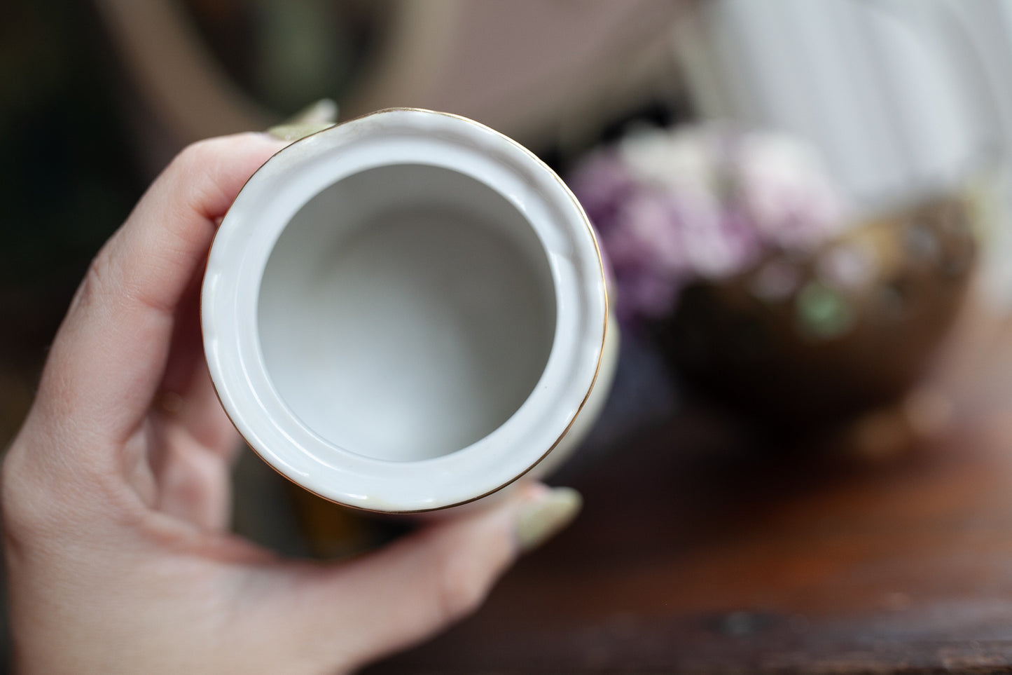 Vintage rose and vase