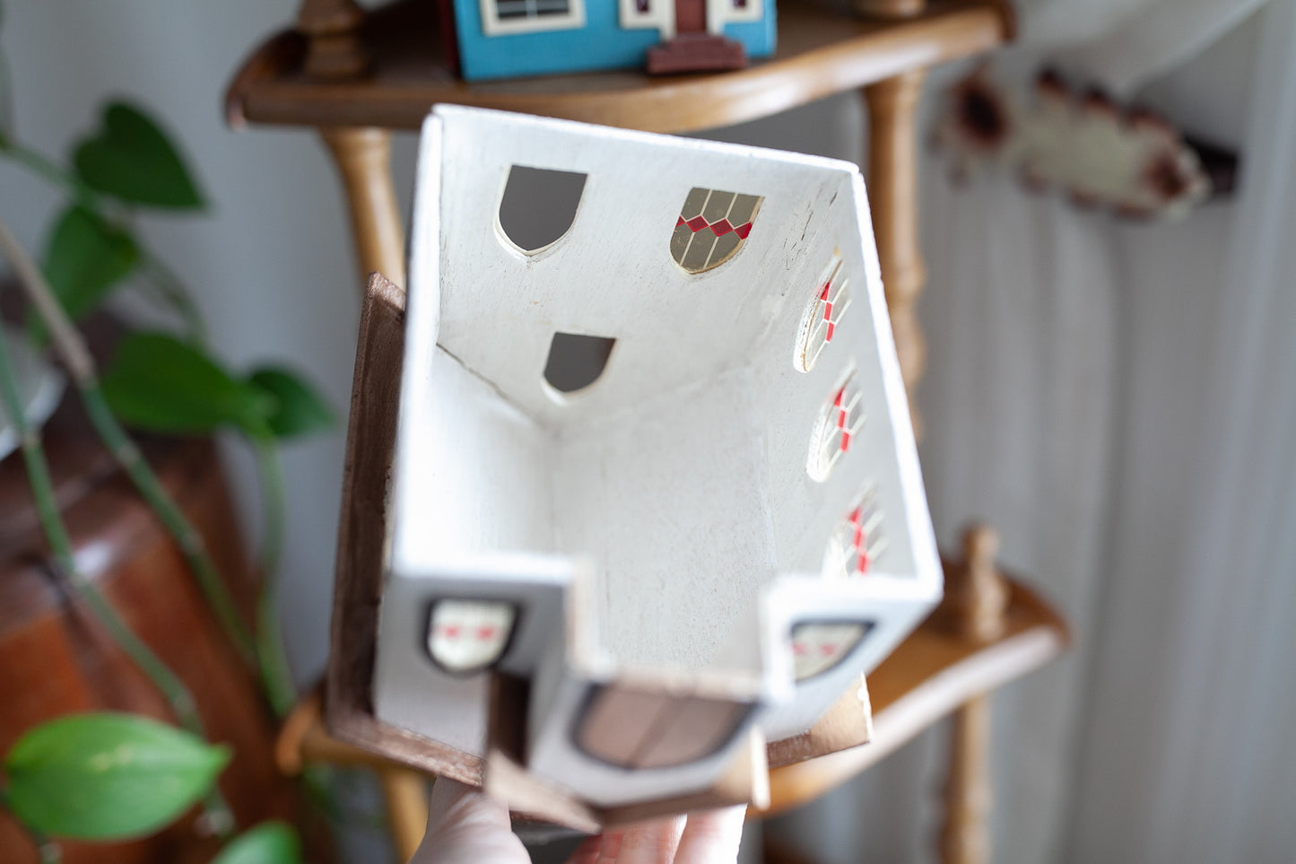 Vintage House - Wooden handmade House -Church