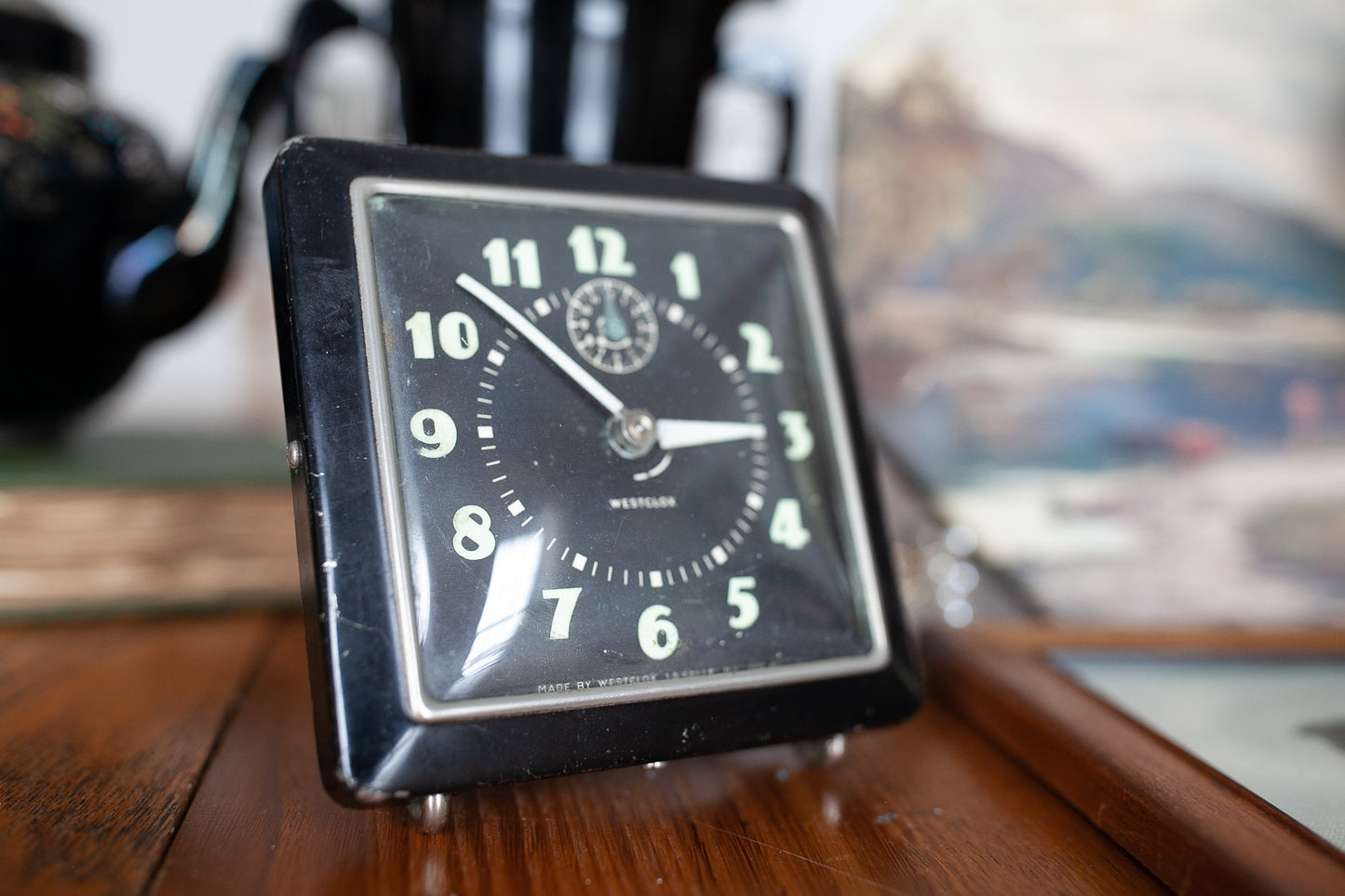 Vintage Westclox Art Deco Style Clock - Vintage clock