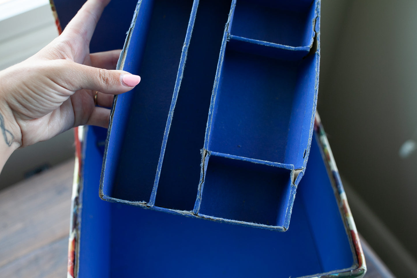 Vintage Floral Box - Floral Sewing Box