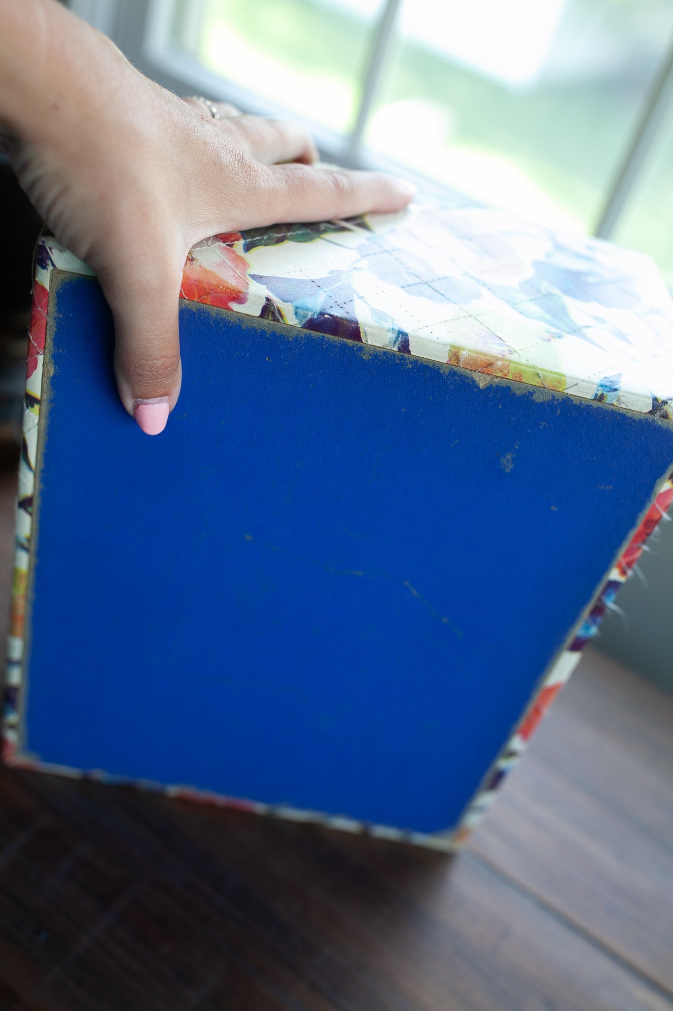 Vintage Floral Box - Floral Sewing Box