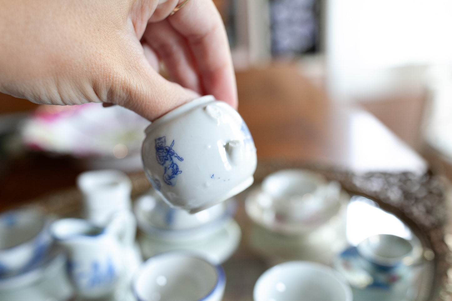 Vintage Tea Set- Toy Tea Set -Porcelain tea set - vintage china