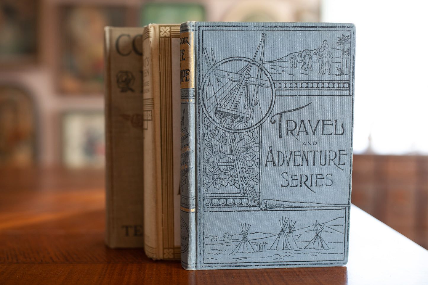 Antique Stack of books - 3 Books -Antique Book