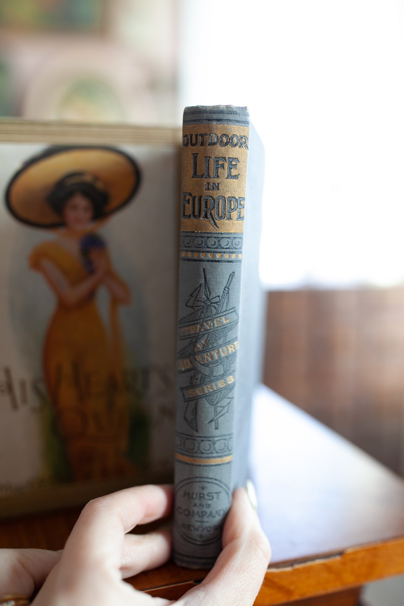 Antique Stack of books - 3 Books -Antique Book