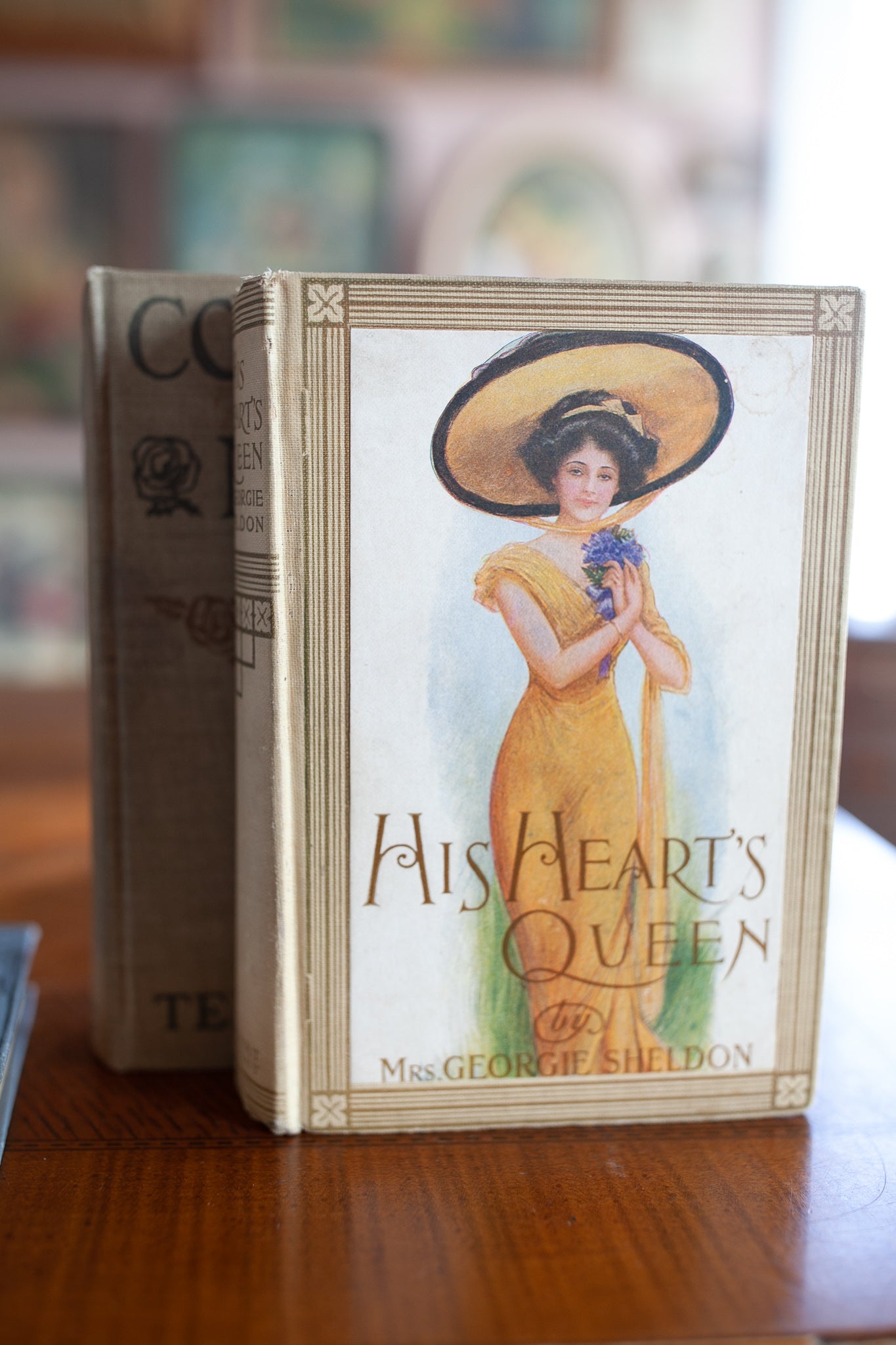 Antique Stack of books - 3 Books -Antique Book