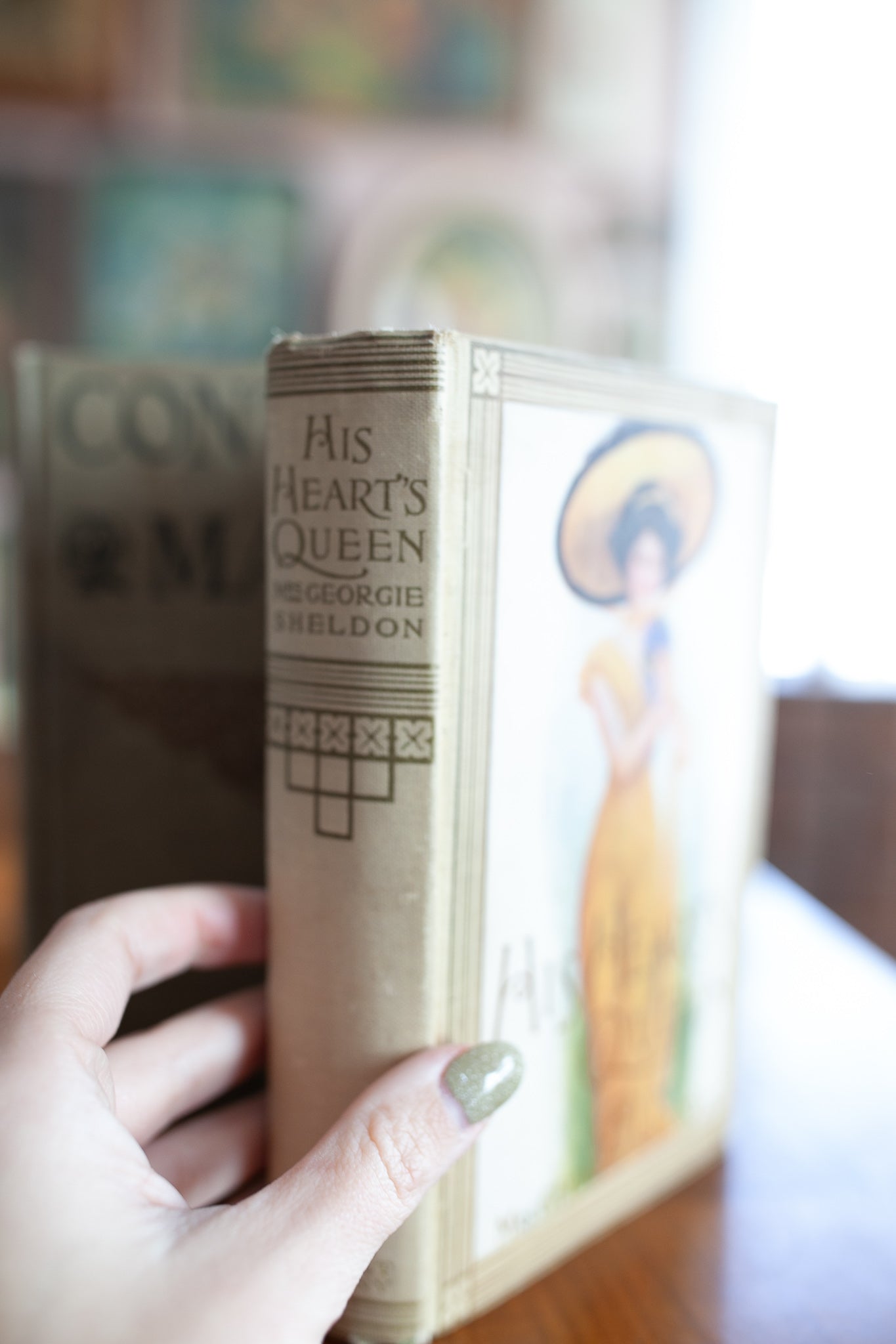Antique Stack of books - 3 Books -Antique Book