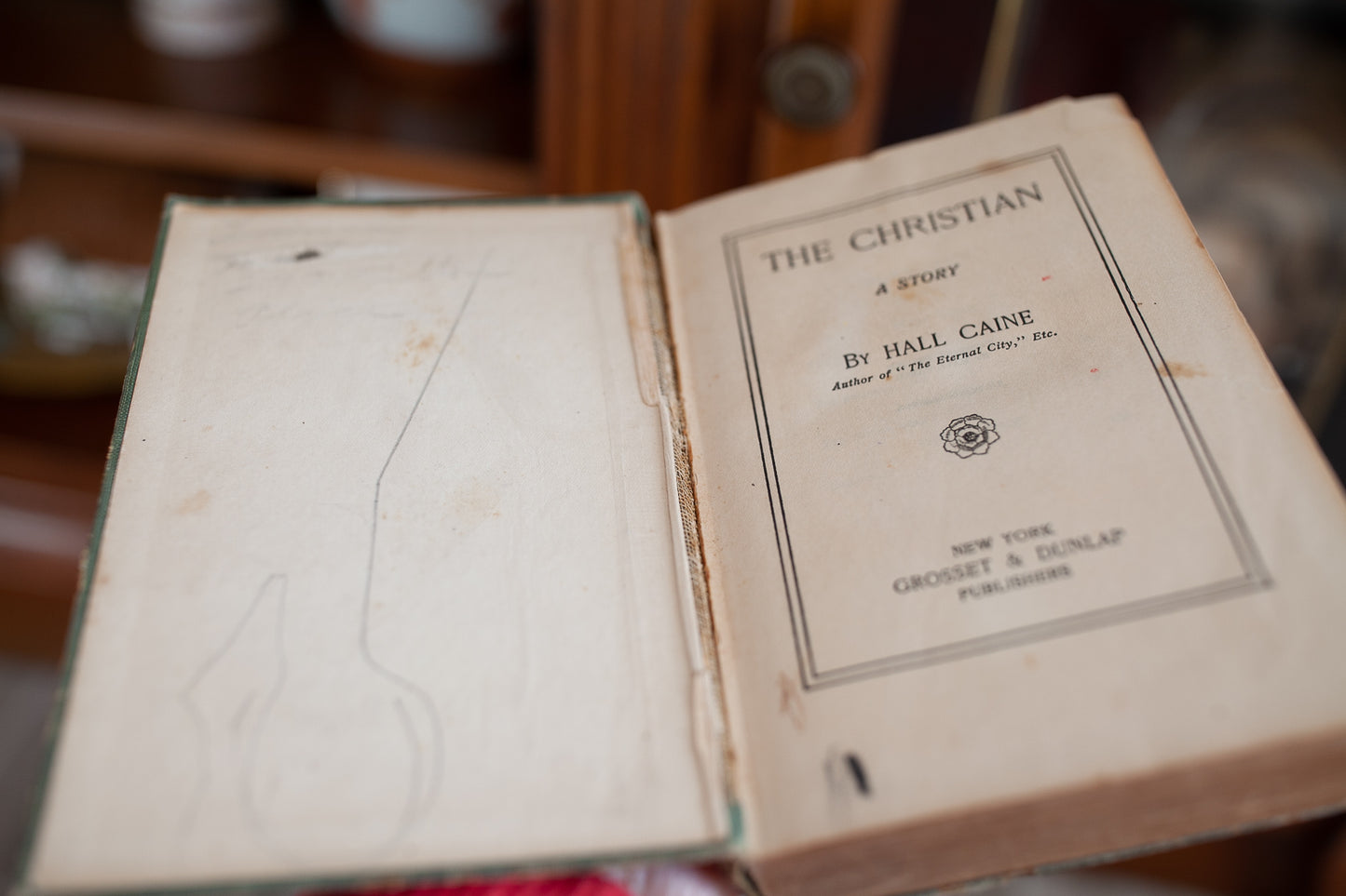 Antique Book- The Christian by Hall Caine