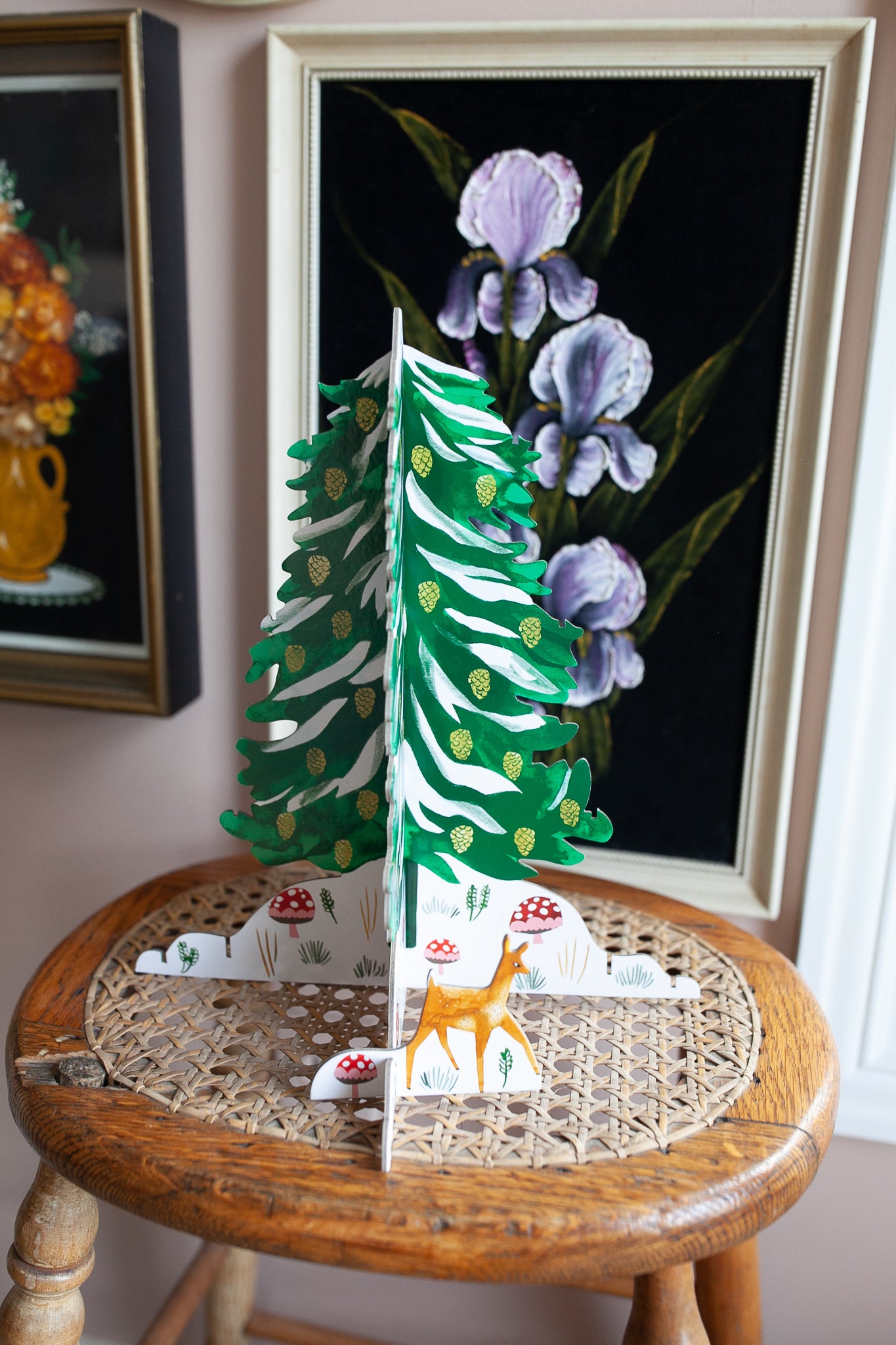 Holiday Pop and Slot Advent Calendar - Roger La Borde - Christmas Conifer Advent Calendar