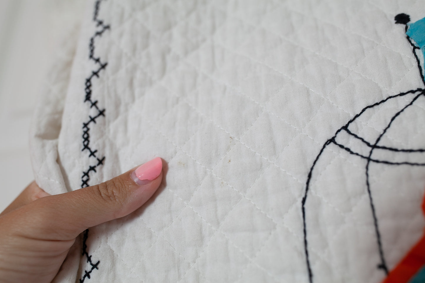 Vintage Crib Quilt - Zoo Quilt