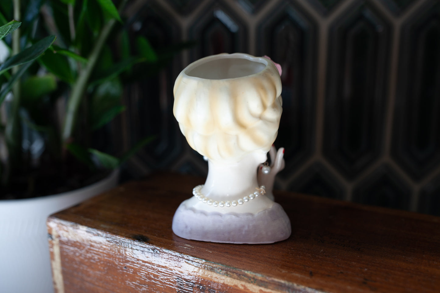 Vintage Head Vase - Lady Head Vase