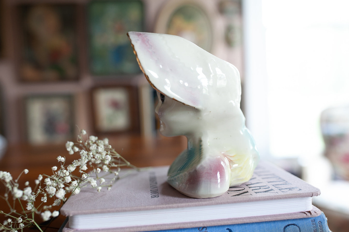 Vintage Lady Head Vase - Glamour Girl Lady