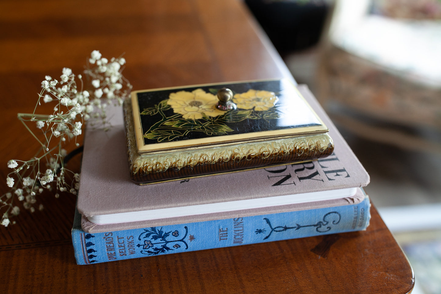 Vintage Trinket Box- Floral