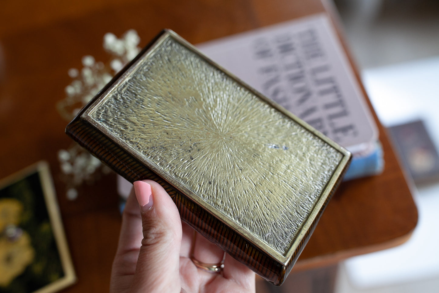 Vintage Trinket Box- Floral