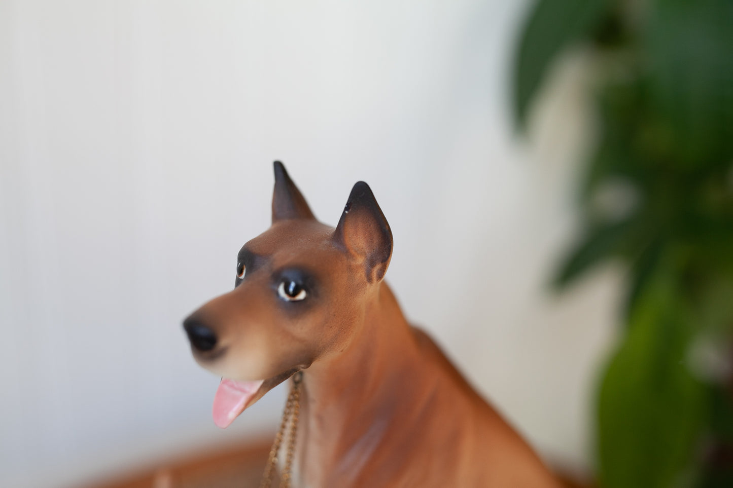 Vintage Lipper Mann Great Dane Dogs - Porcelain Doll Statue