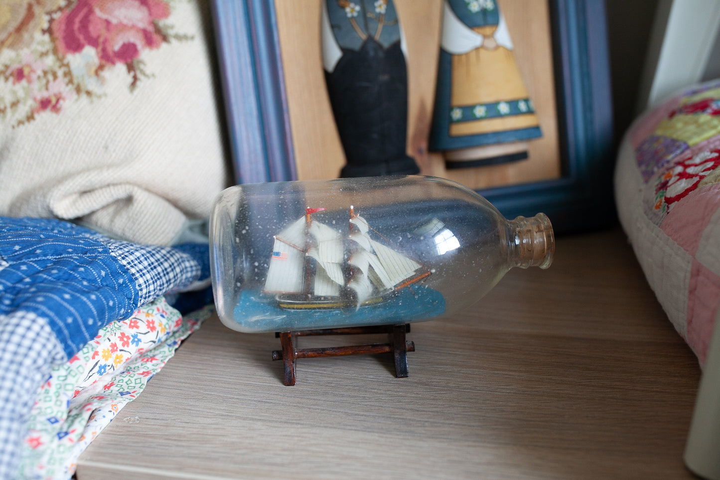 Vintage Ship in a Bottle