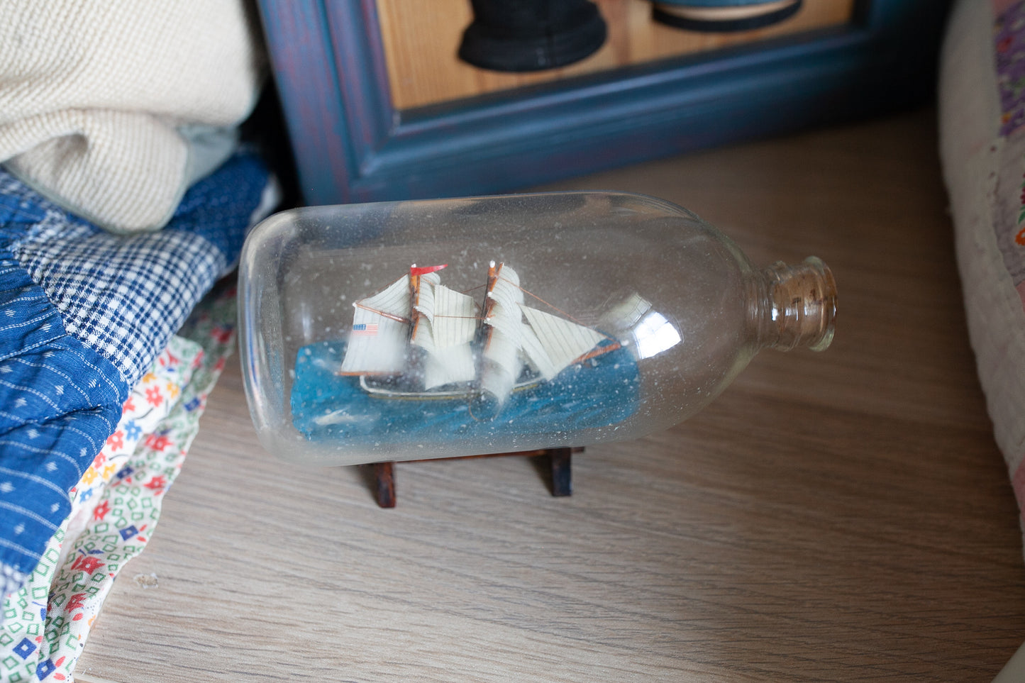 Vintage Ship in a Bottle