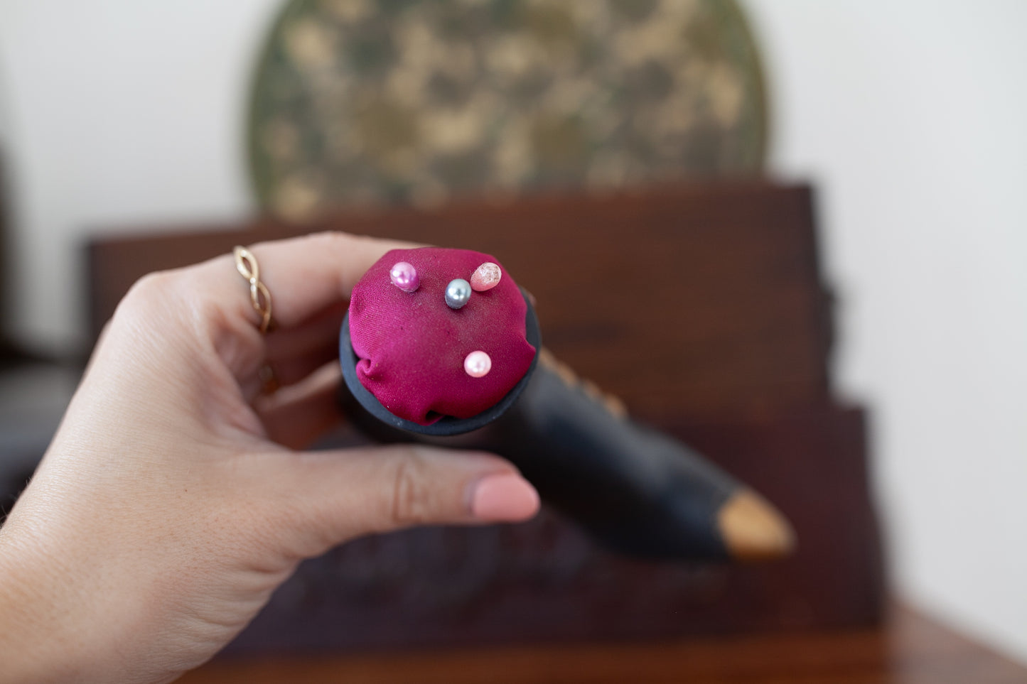 Vintage Shoe- Shoe Pin Cushion