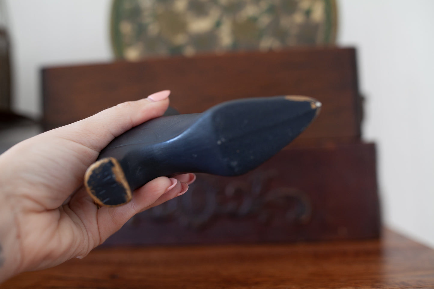 Vintage Shoe- Shoe Pin Cushion