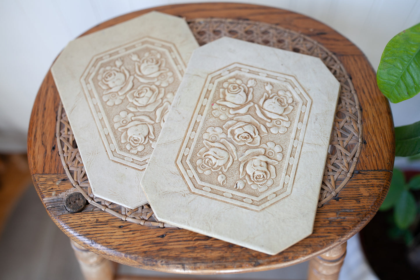 Vintage Floral Trivet