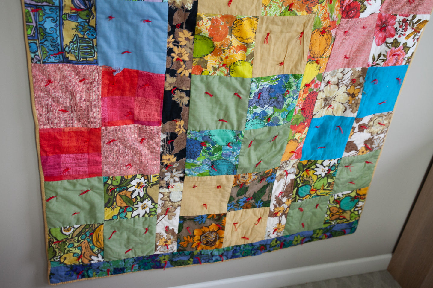 Vintage Quilt - Tie Quilt