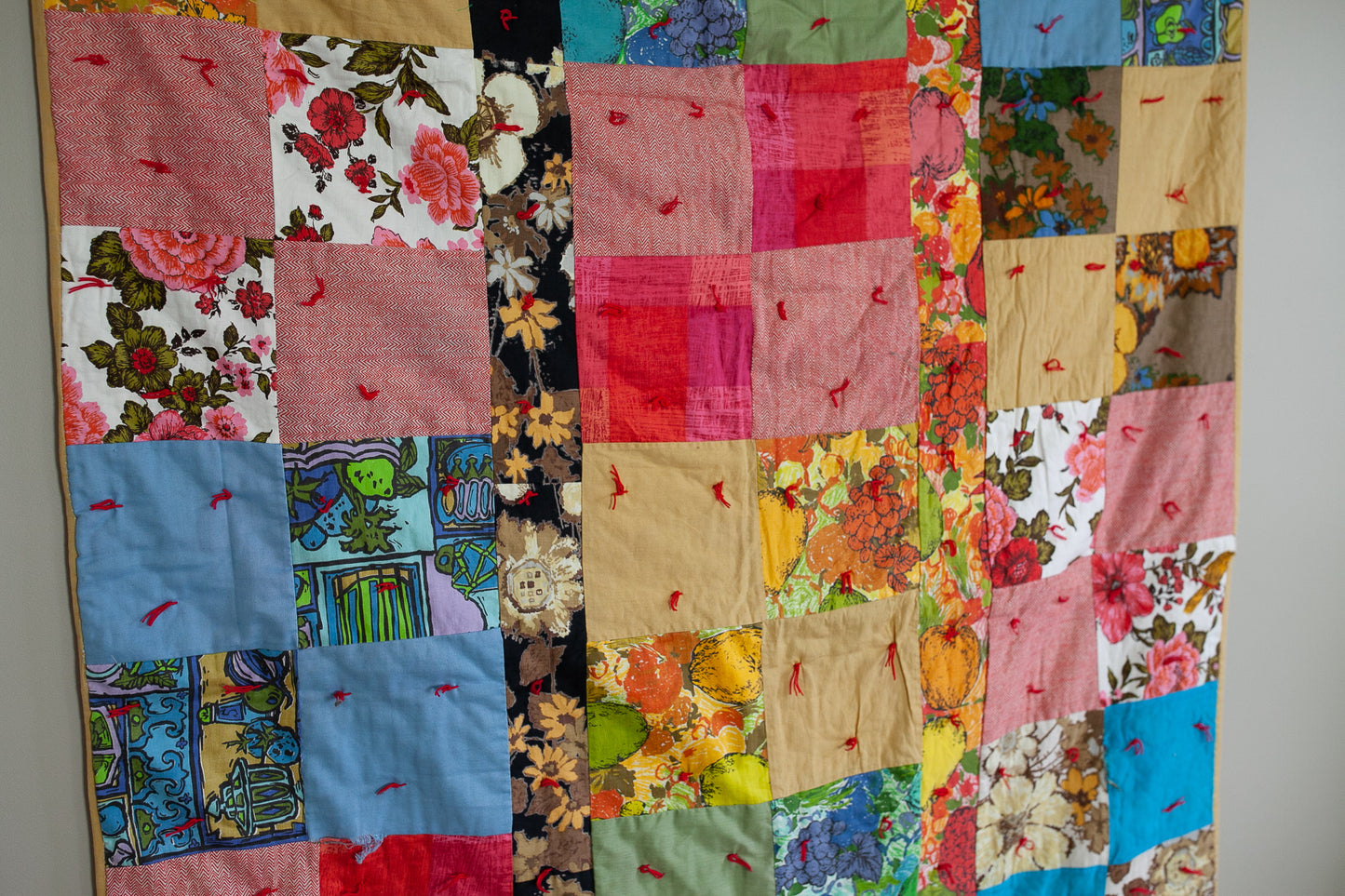 Vintage Quilt - Tie Quilt