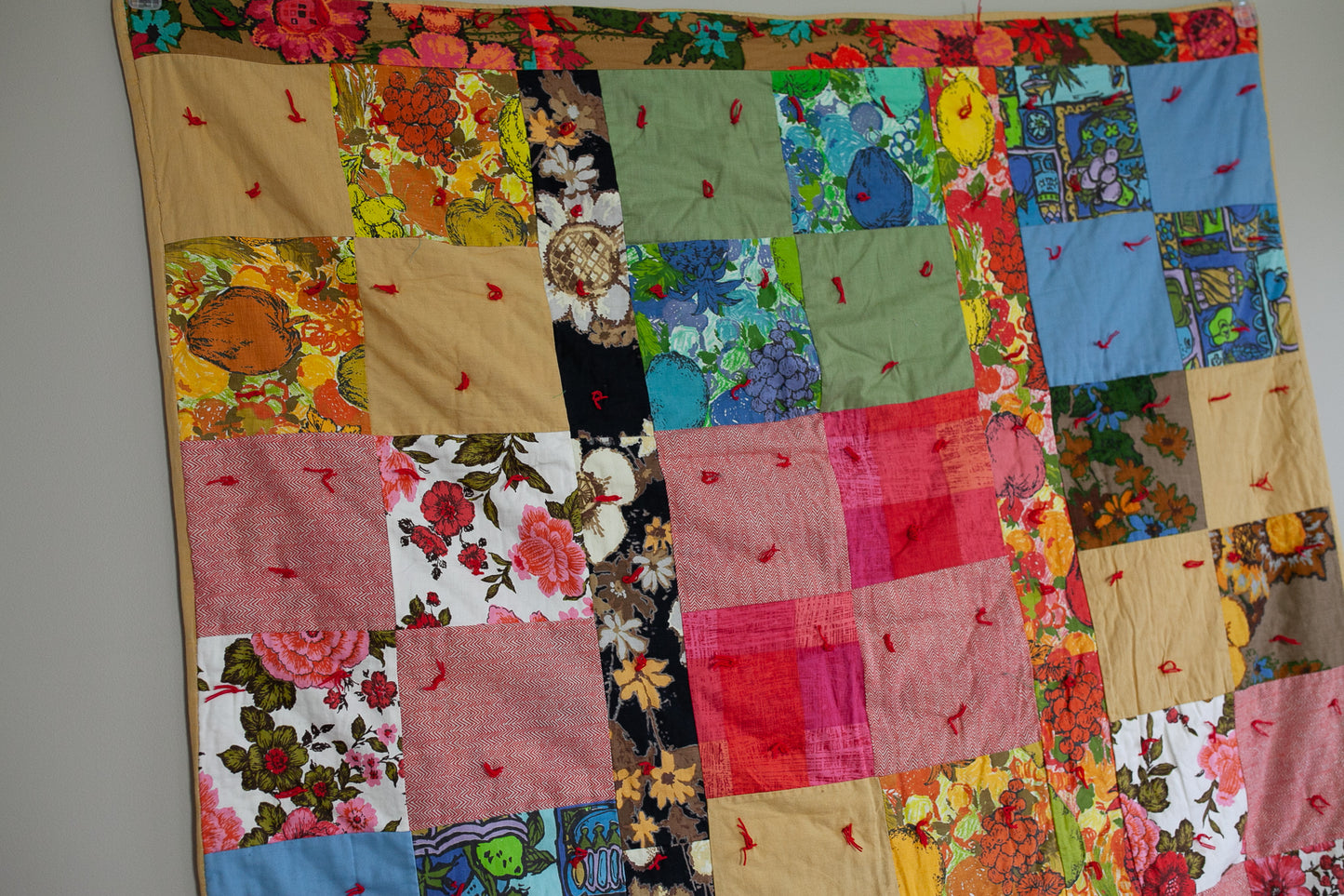 Vintage Quilt - Tie Quilt