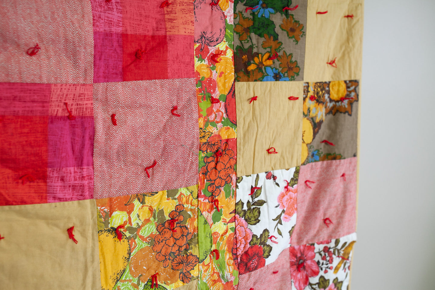 Vintage Quilt - Tie Quilt
