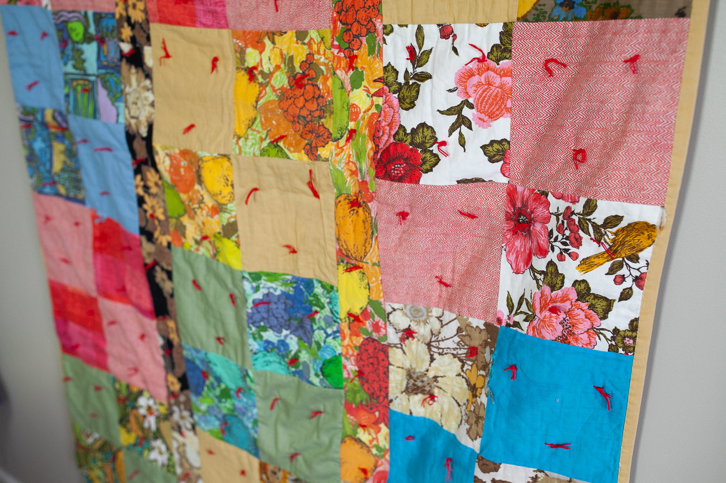 Vintage Quilt - Tie Quilt