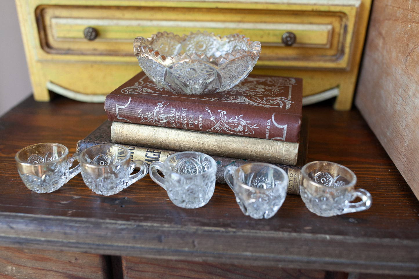 Vintage Mini Punch Bowl - Doll Sized Punch Bowl