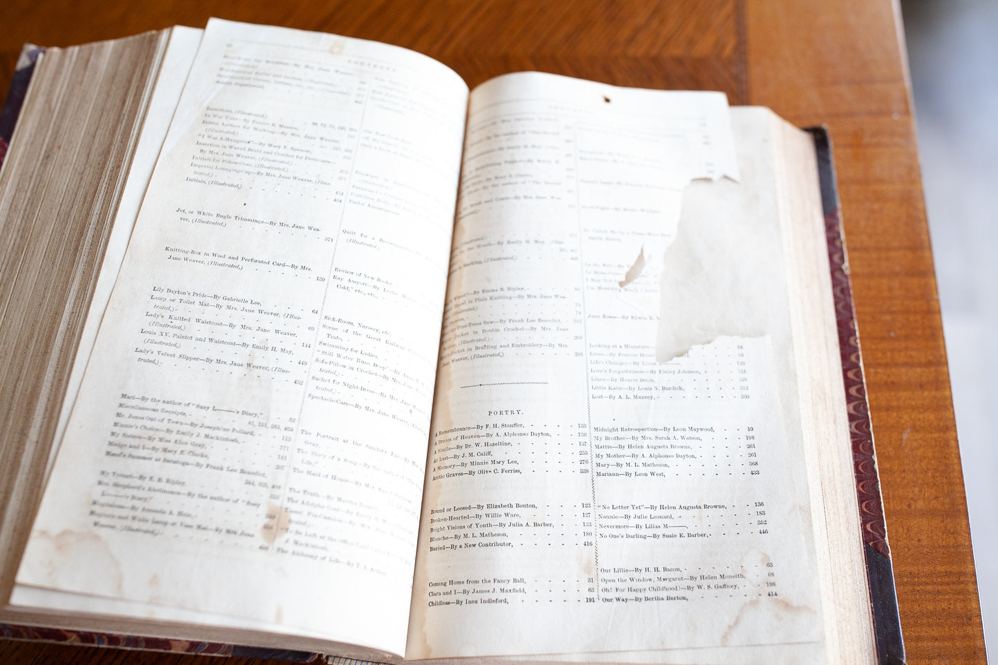 Antique Book- 1864 Peterson’s Magazine - Civil War Fashion Dresses Clothing Hairstyles Craft Art