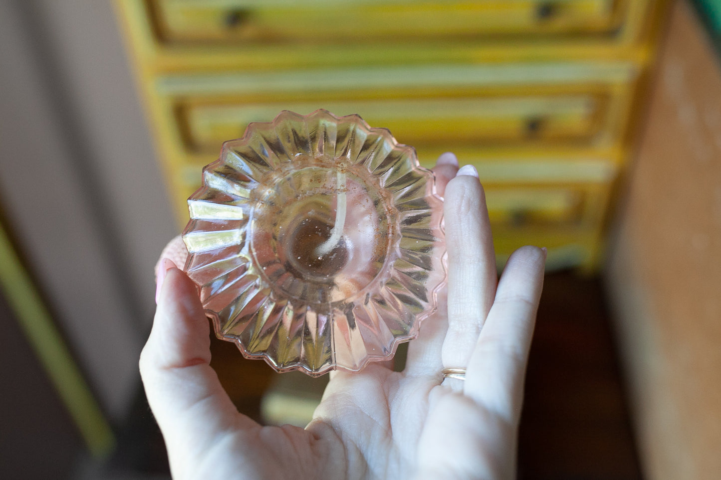Vintage Perfume Bottle - Pink Perfume Bottle