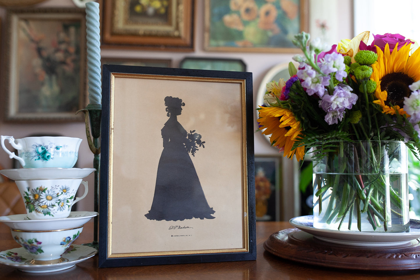 Vintage Silhouette- Woman Silhouette