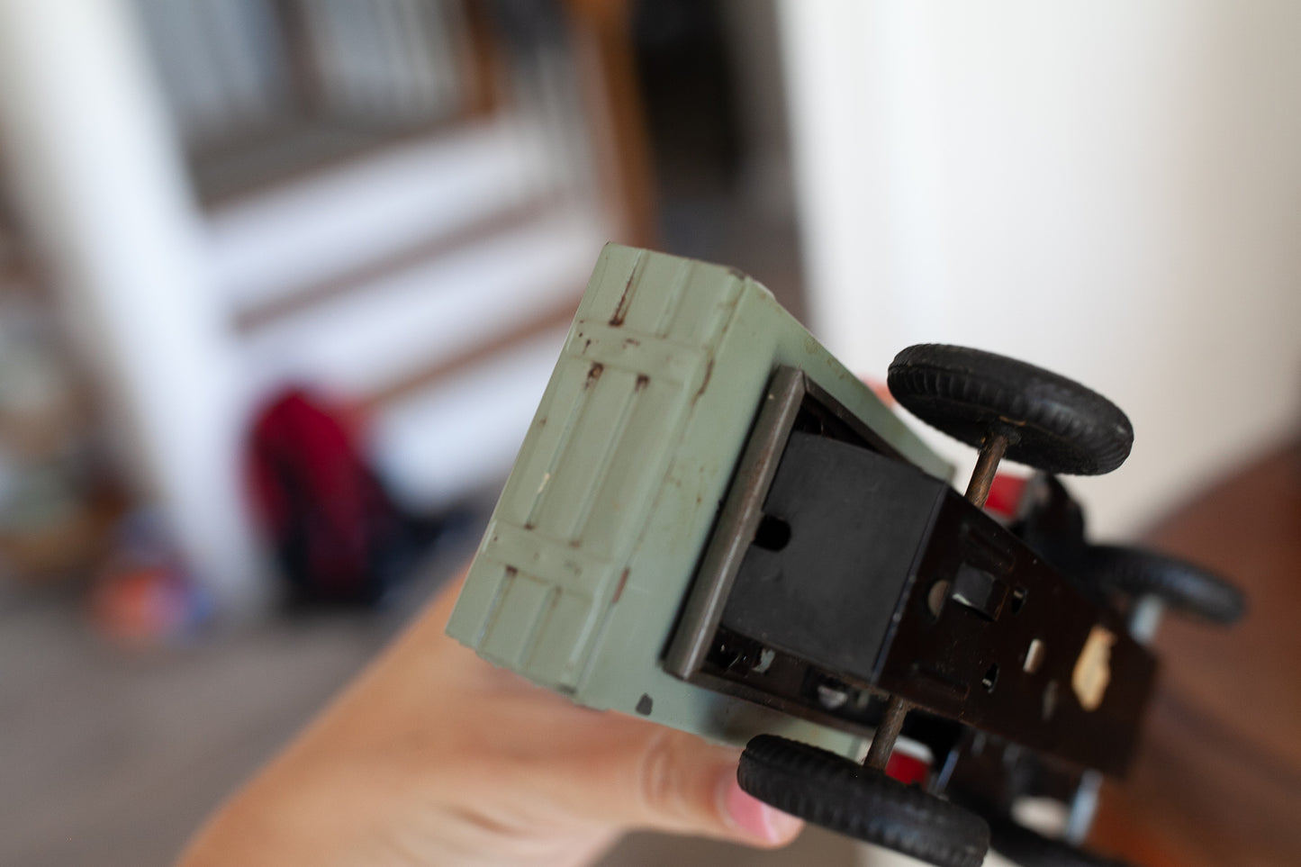 Vintage Toy Truck - Tin Toy Truck -Made in Japan -Friction Toy