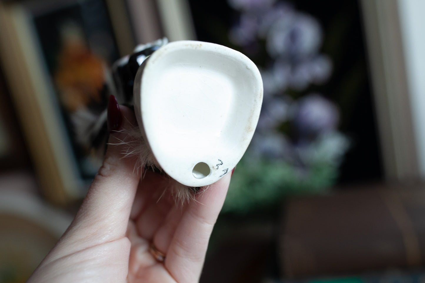 Vintage Skunk- Skunk holding a flower- Skunk Gift- For You-  Napco