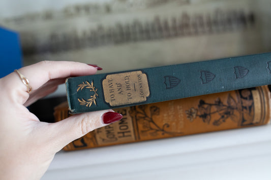 To Have and To Hold- Antique Book The American Classical Romances- Mary Johnston