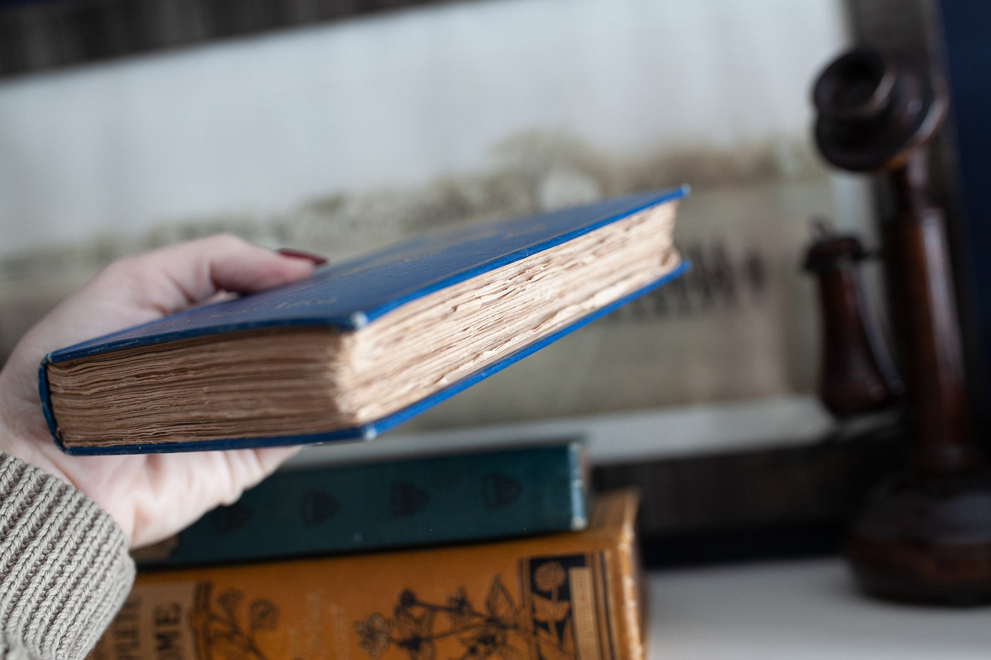 The Choir Invisible - Antique Blue Book- James Lane Allen-