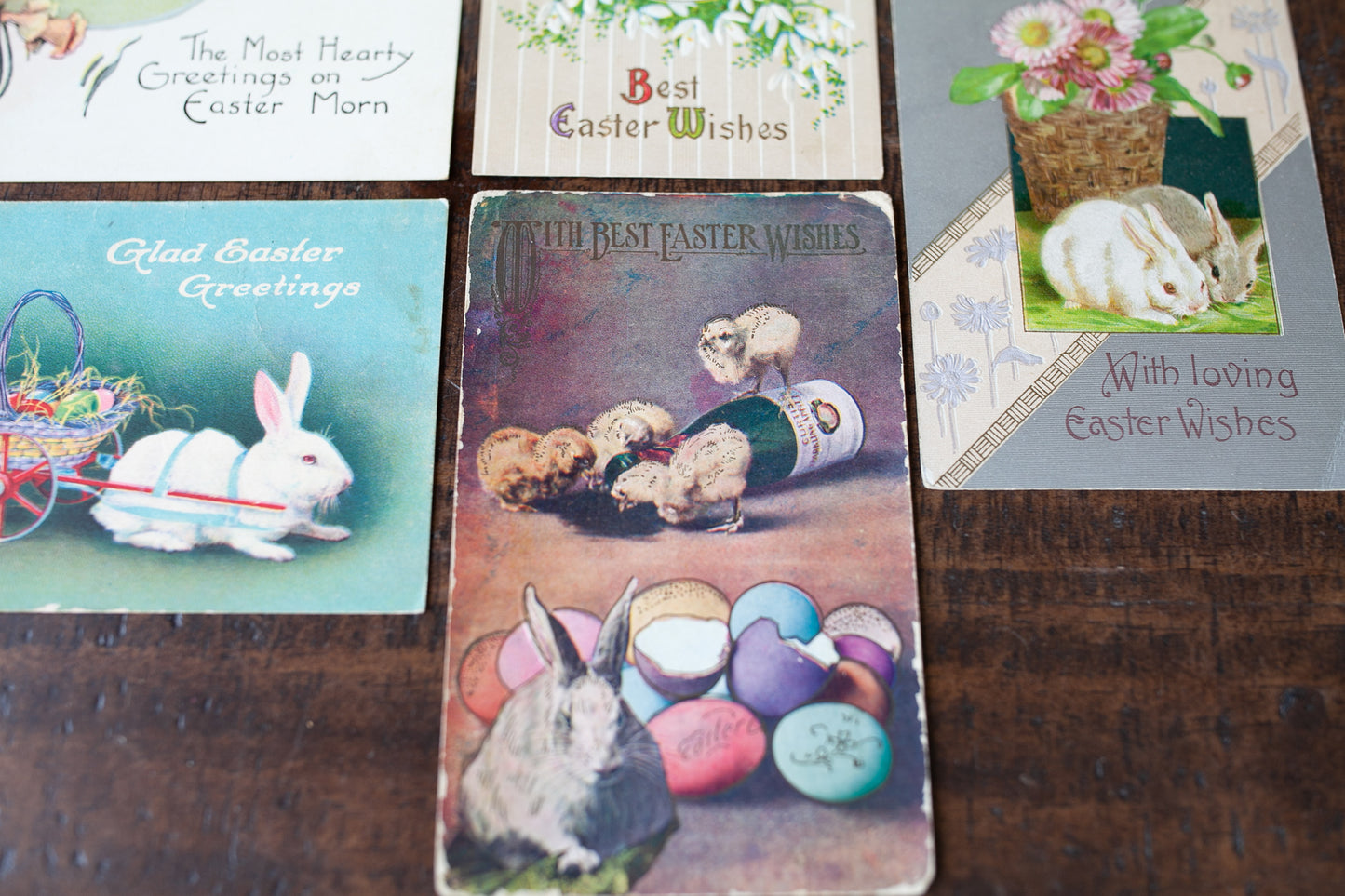 Antique Postcards- Easter Postcards -Bunny Rabbit Cards