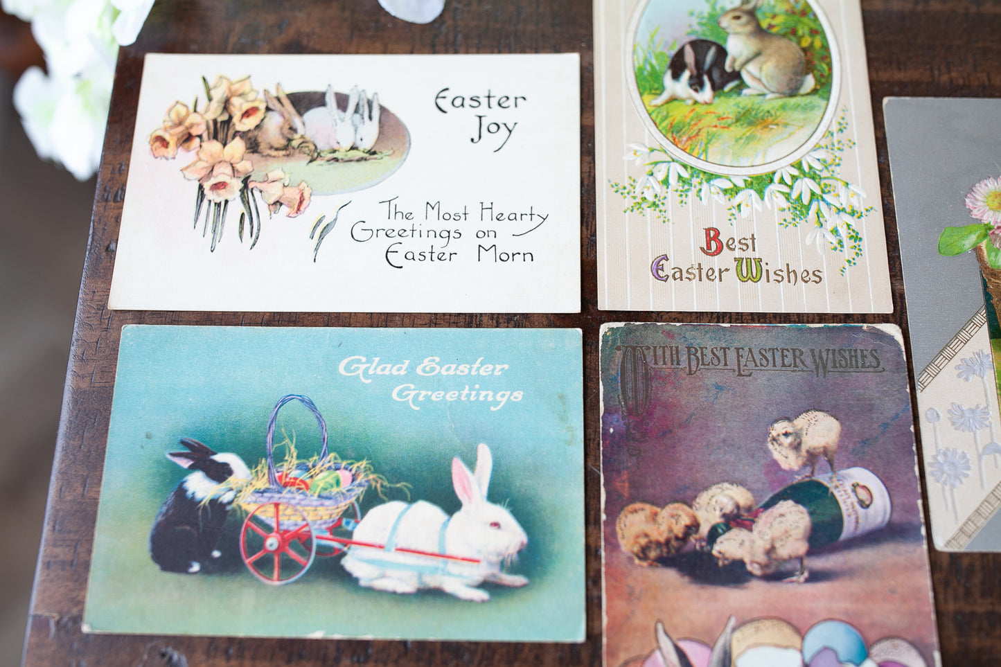 Antique Postcards- Easter Postcards -Bunny Rabbit Cards