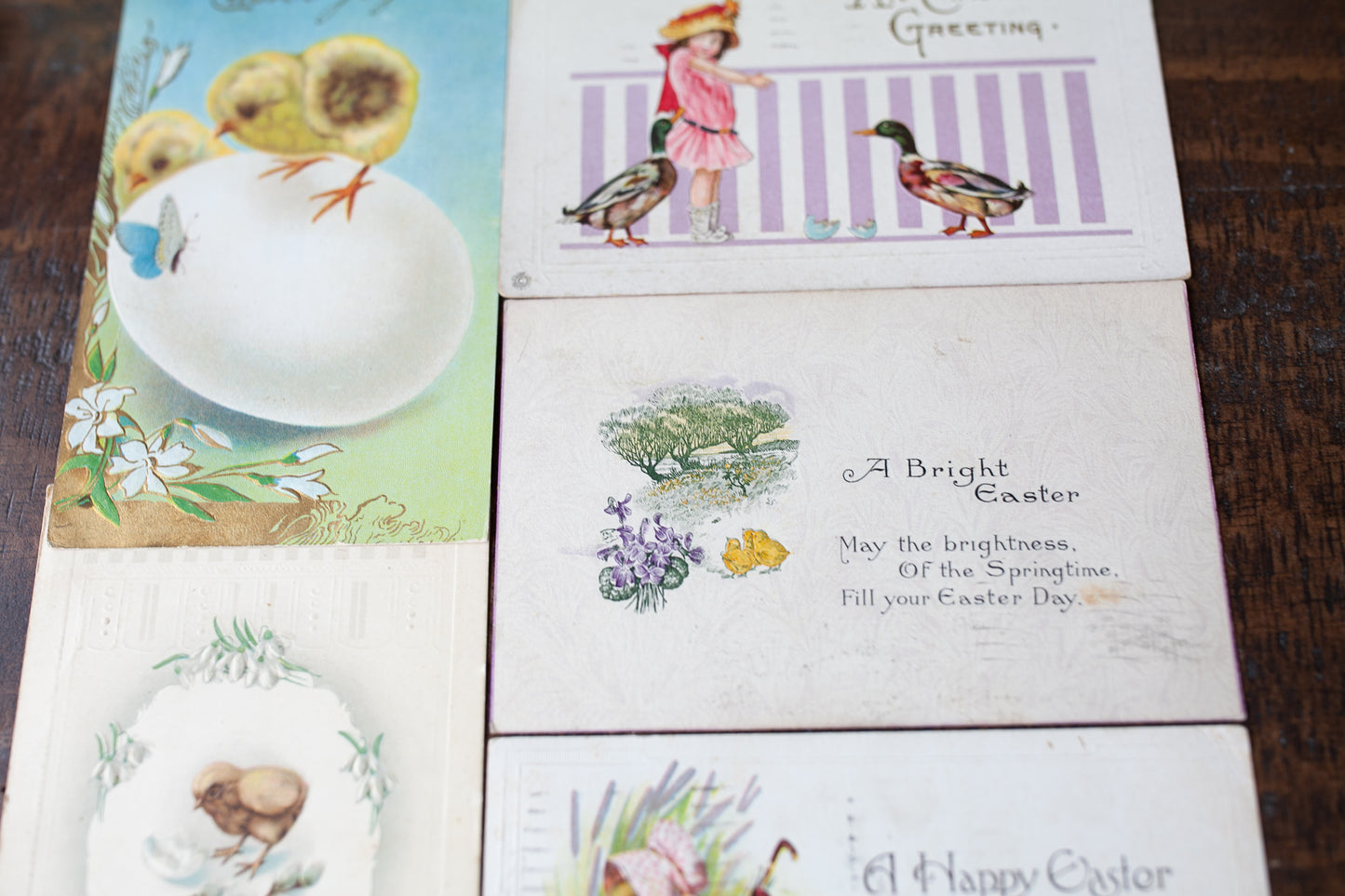 Antique Postcards- Easter Postcards -Chick Cards