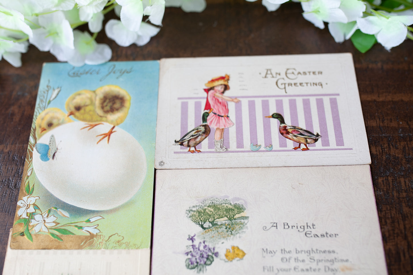 Antique Postcards- Easter Postcards -Chick Cards