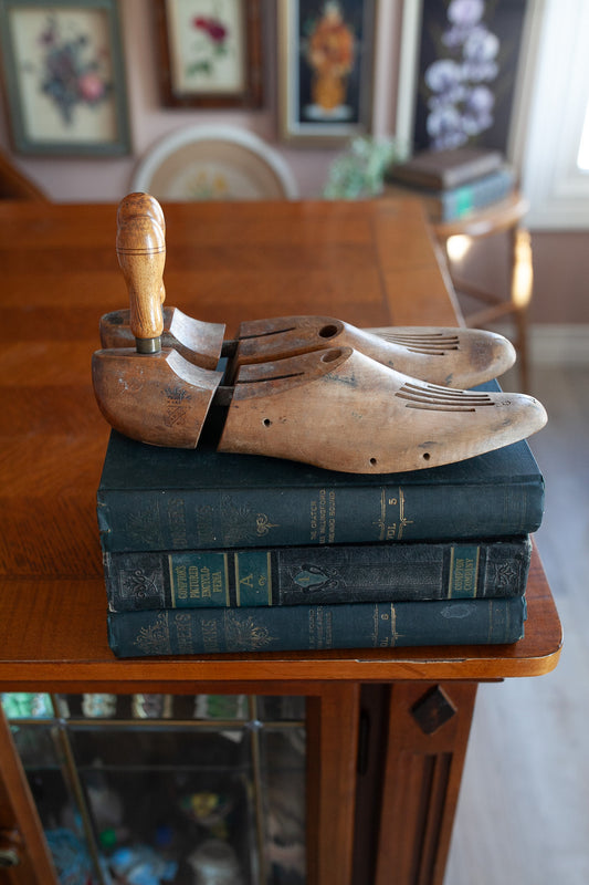 Vintage Shoe Form- Wooden Shoe Horn